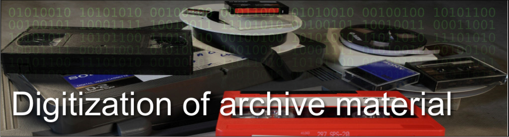 Digitization of archive material
